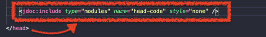 add position to head tag html